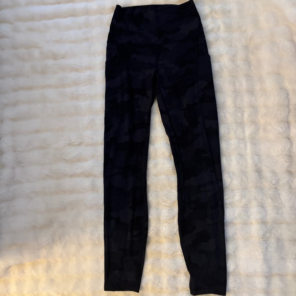 Wunder Train High-Rise Tight with Pockets 25" Camo - Picture 1 of 8